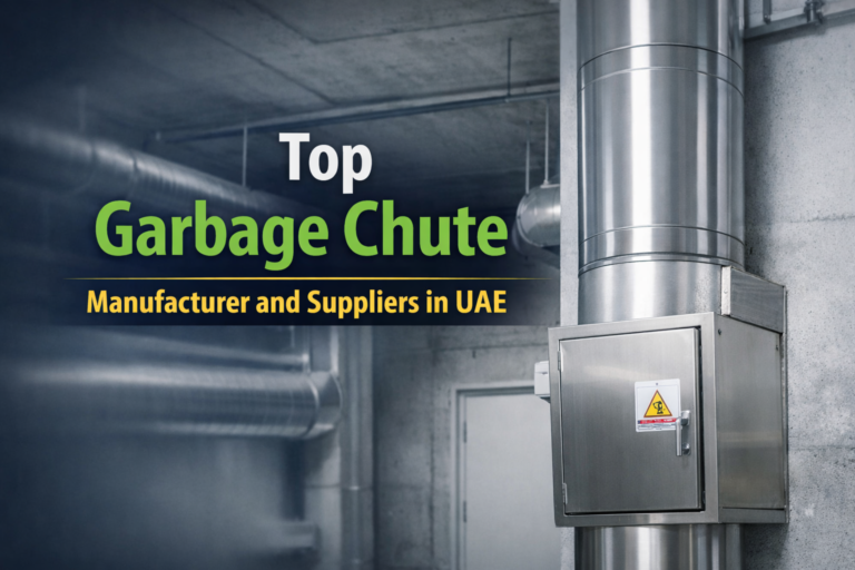 Garbage chute system installed by top garbage chute manufacturers in UAE