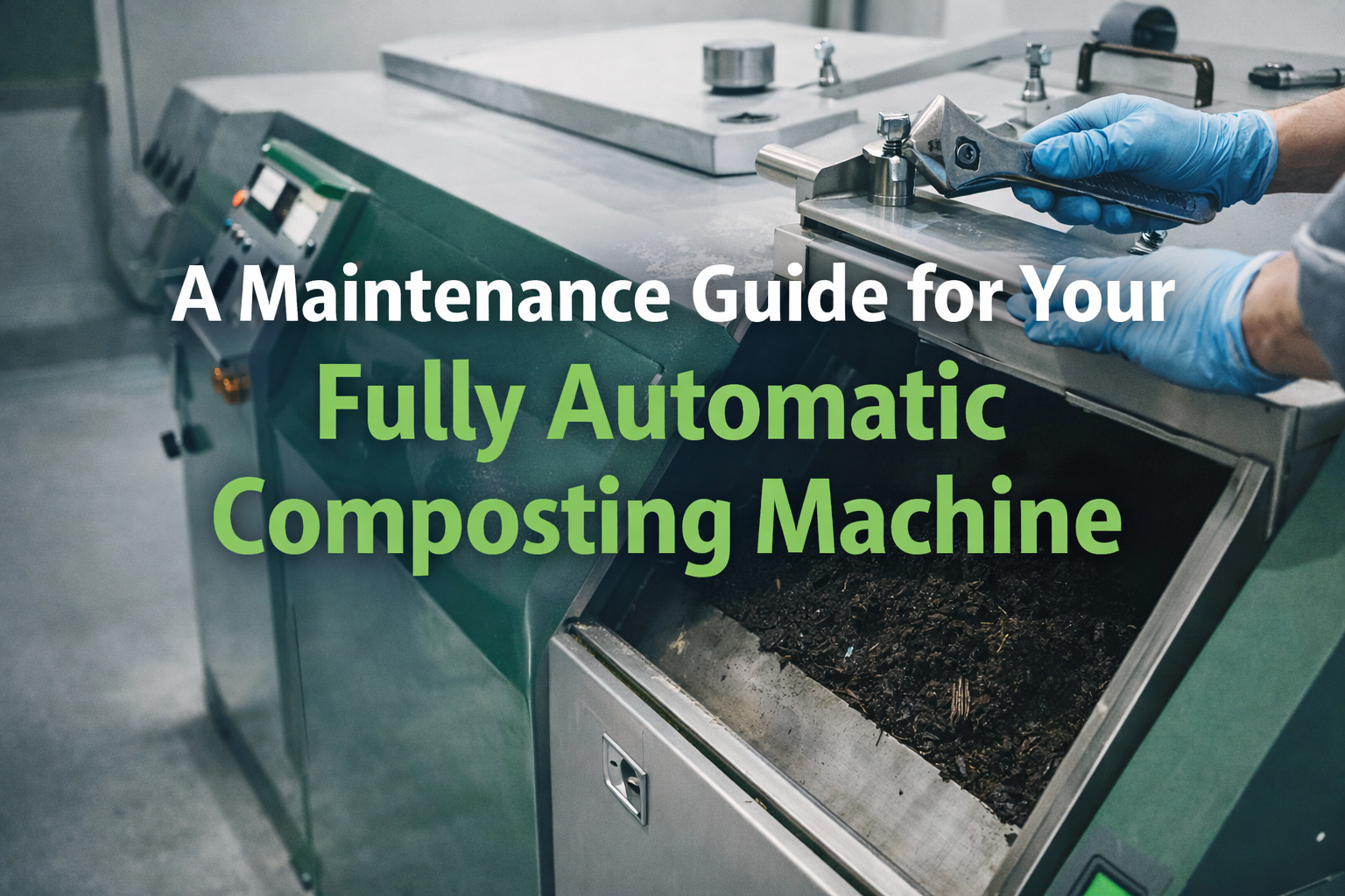 Maintenance tips for 100 kg composting machine and fully automatic composting system