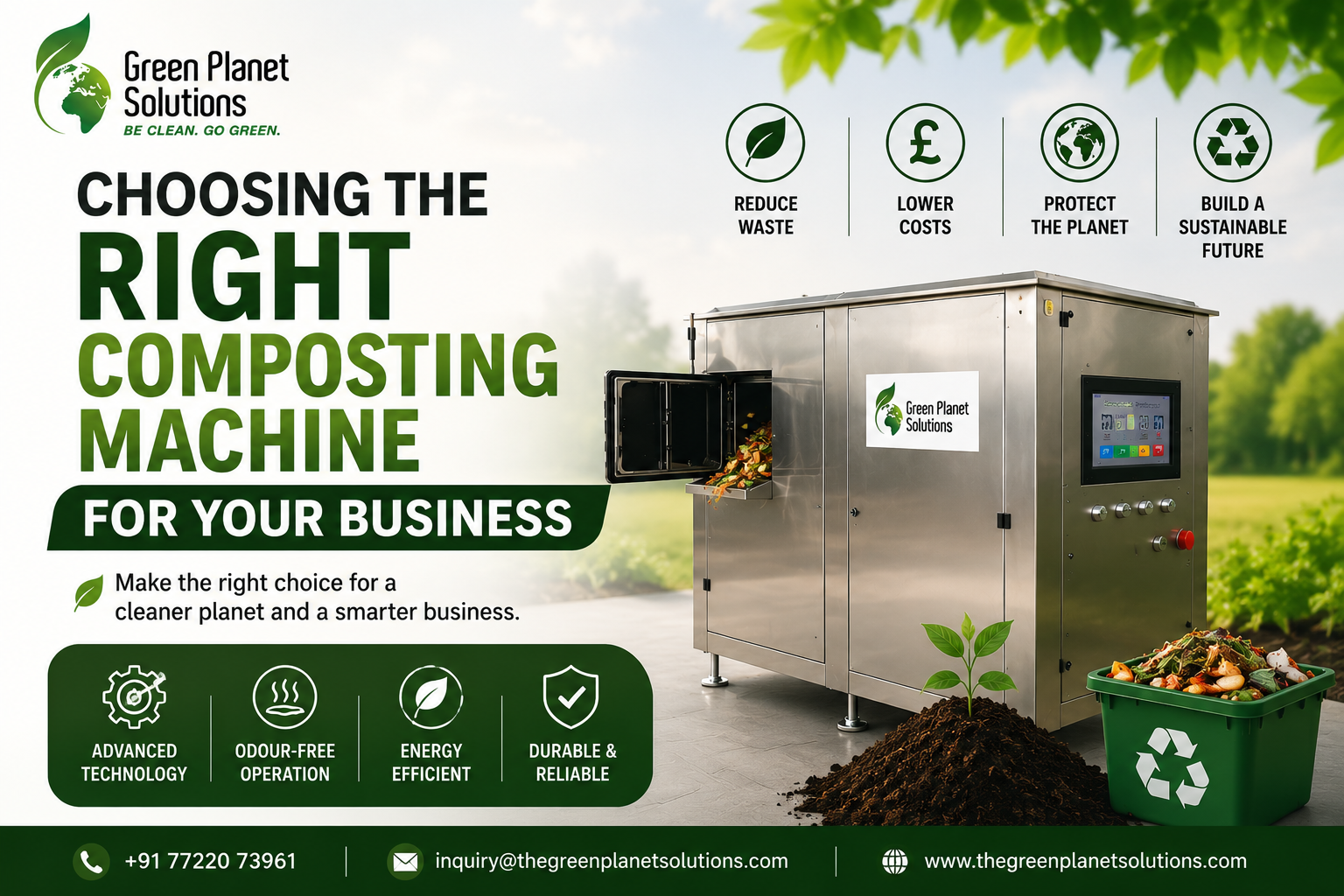 Choosing the Right Composting Machine for Your Business