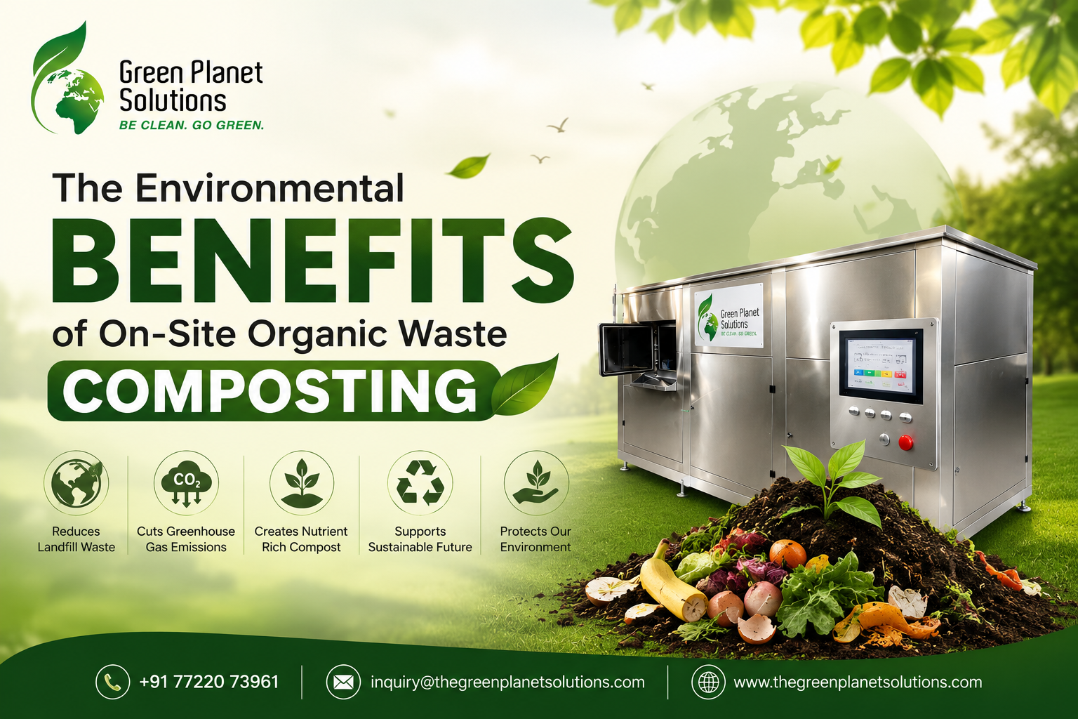 The Environmental Benefits of On-Site Organic Waste Composting