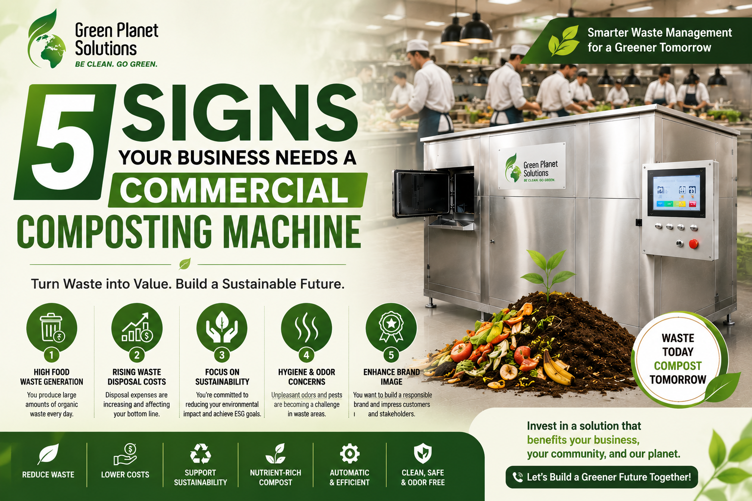 5 Signs Your Business Needs a Commercial Composting Machine