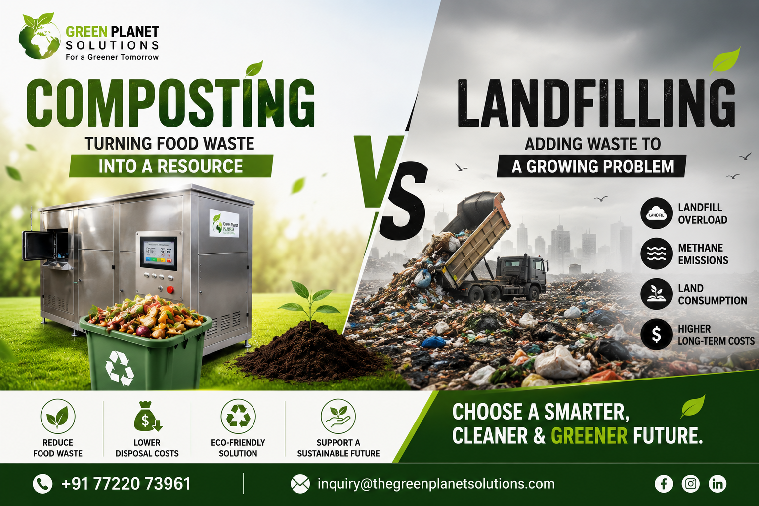 Composting vs. Landfilling: Which Is Better for Food Waste Management?