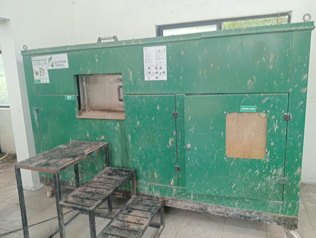 Green Planet Solutions composting machine installation at Symbiosis Institute of Technology, Pune
